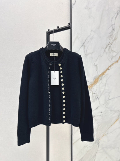 Knitted faux two-piece sweater