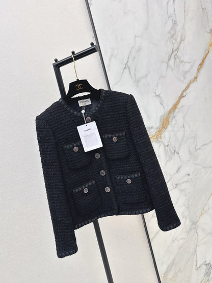 Woven Tweed Coat