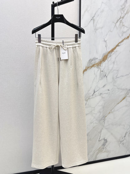 Straight-leg casual pants
