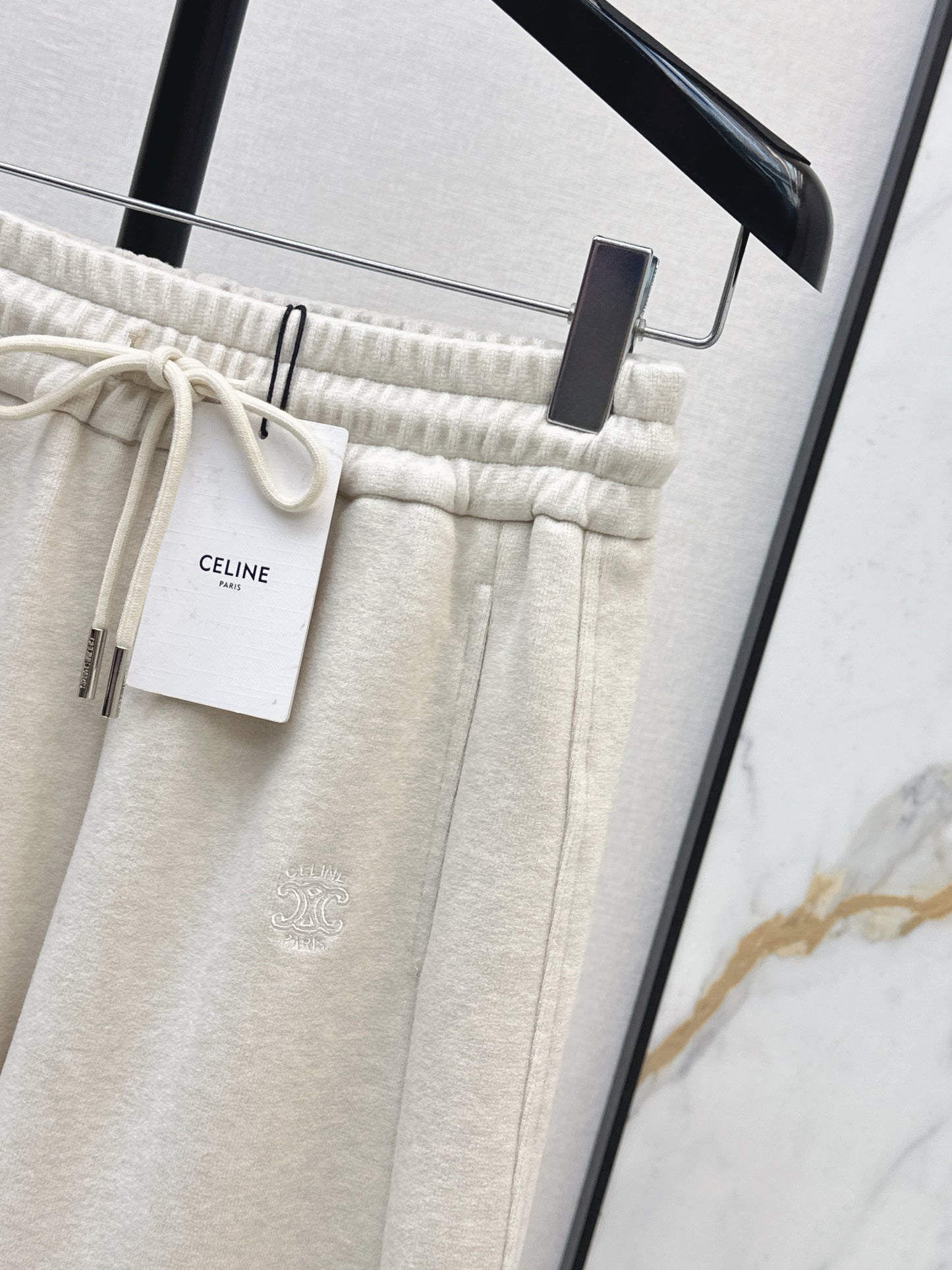 Straight-leg casual pants