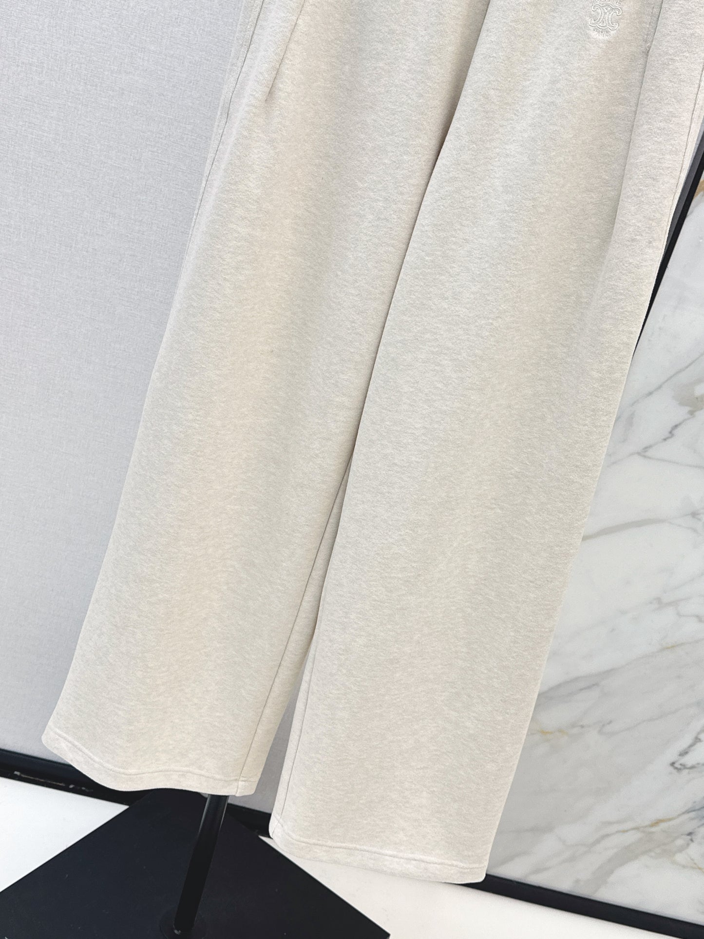 Straight-leg casual pants