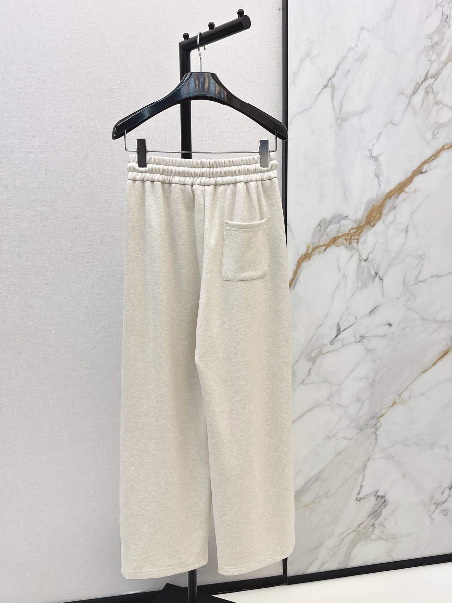 Straight-leg casual pants