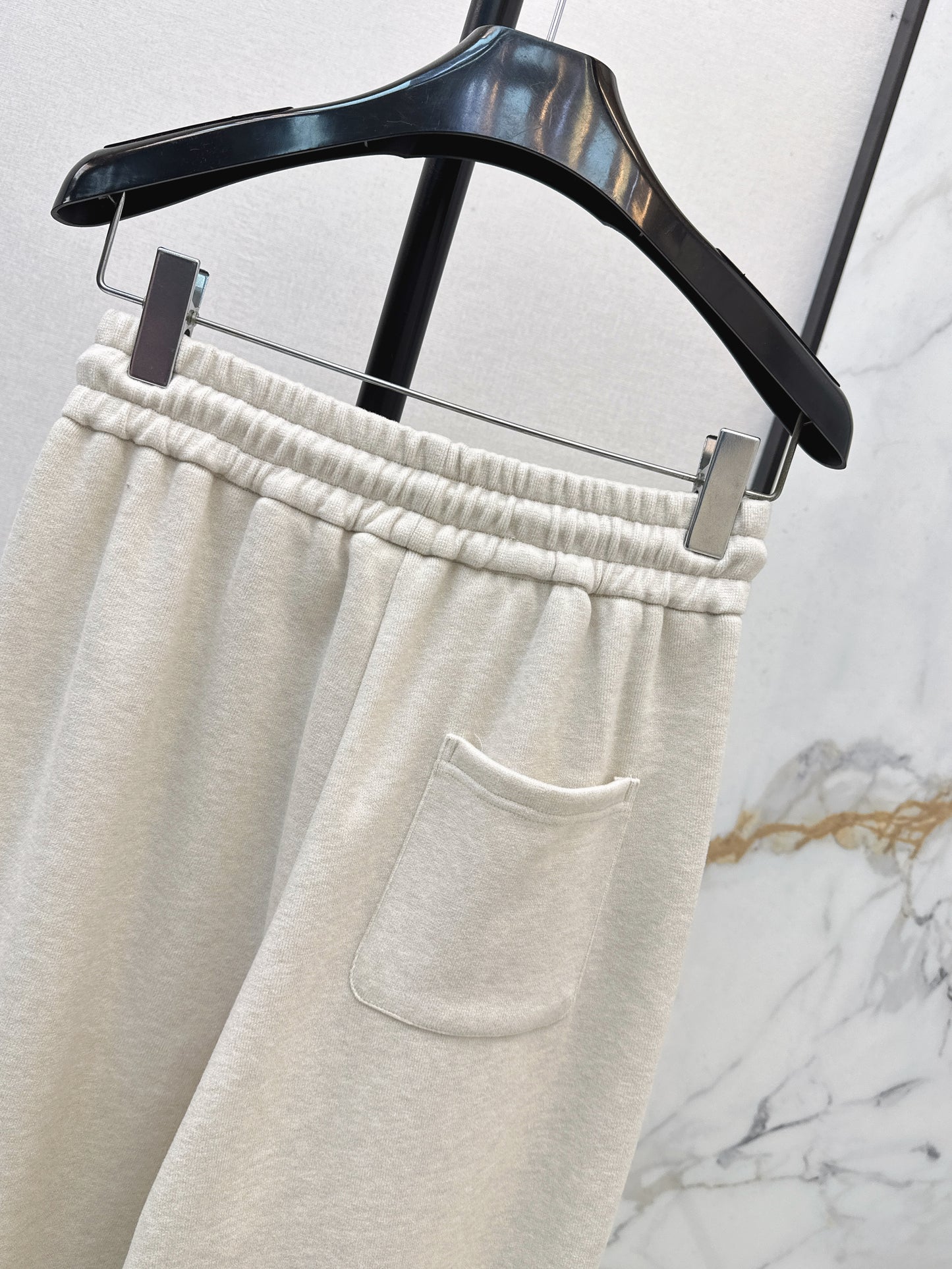 Straight-leg casual pants