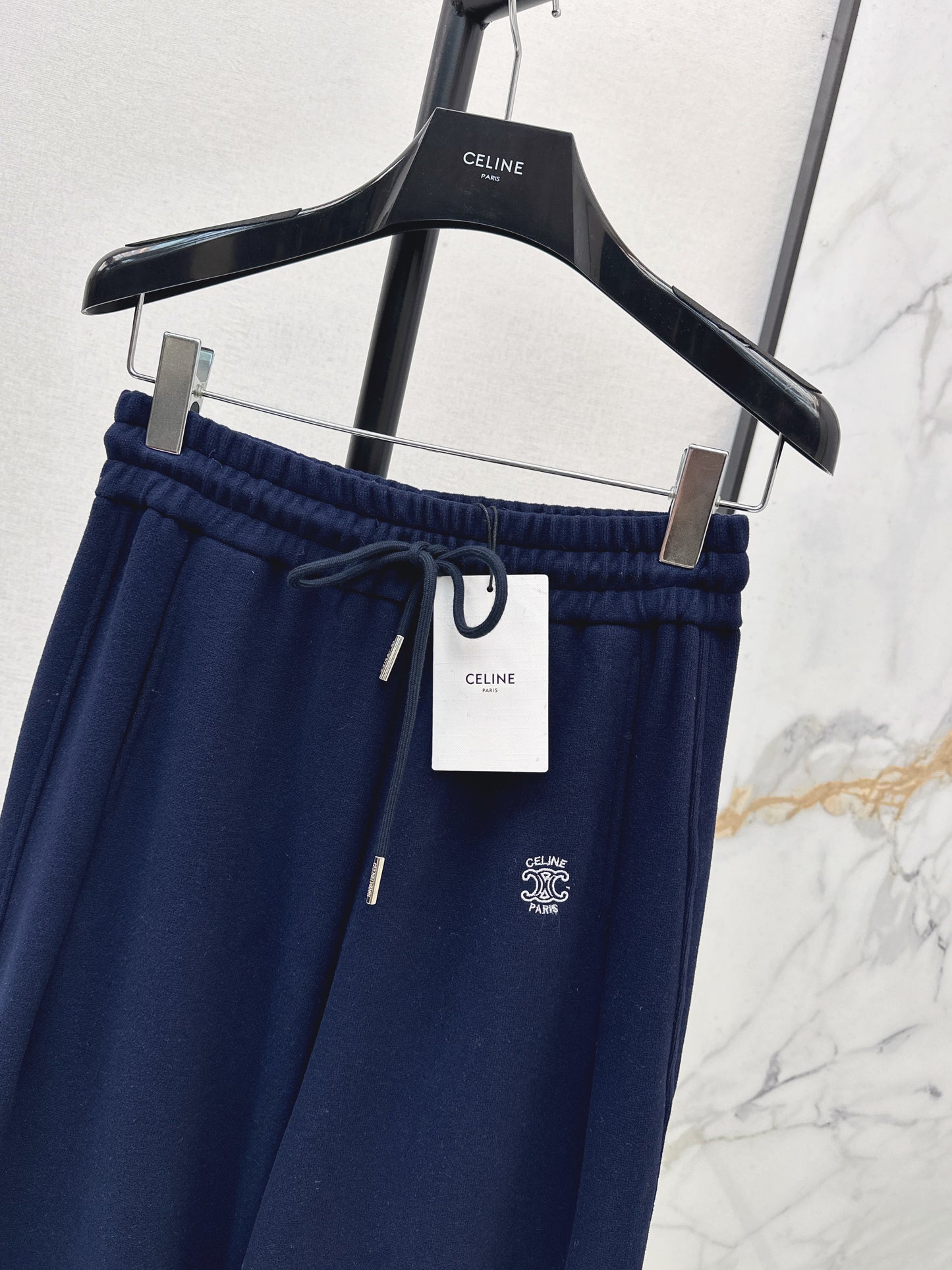 Straight-leg casual pants