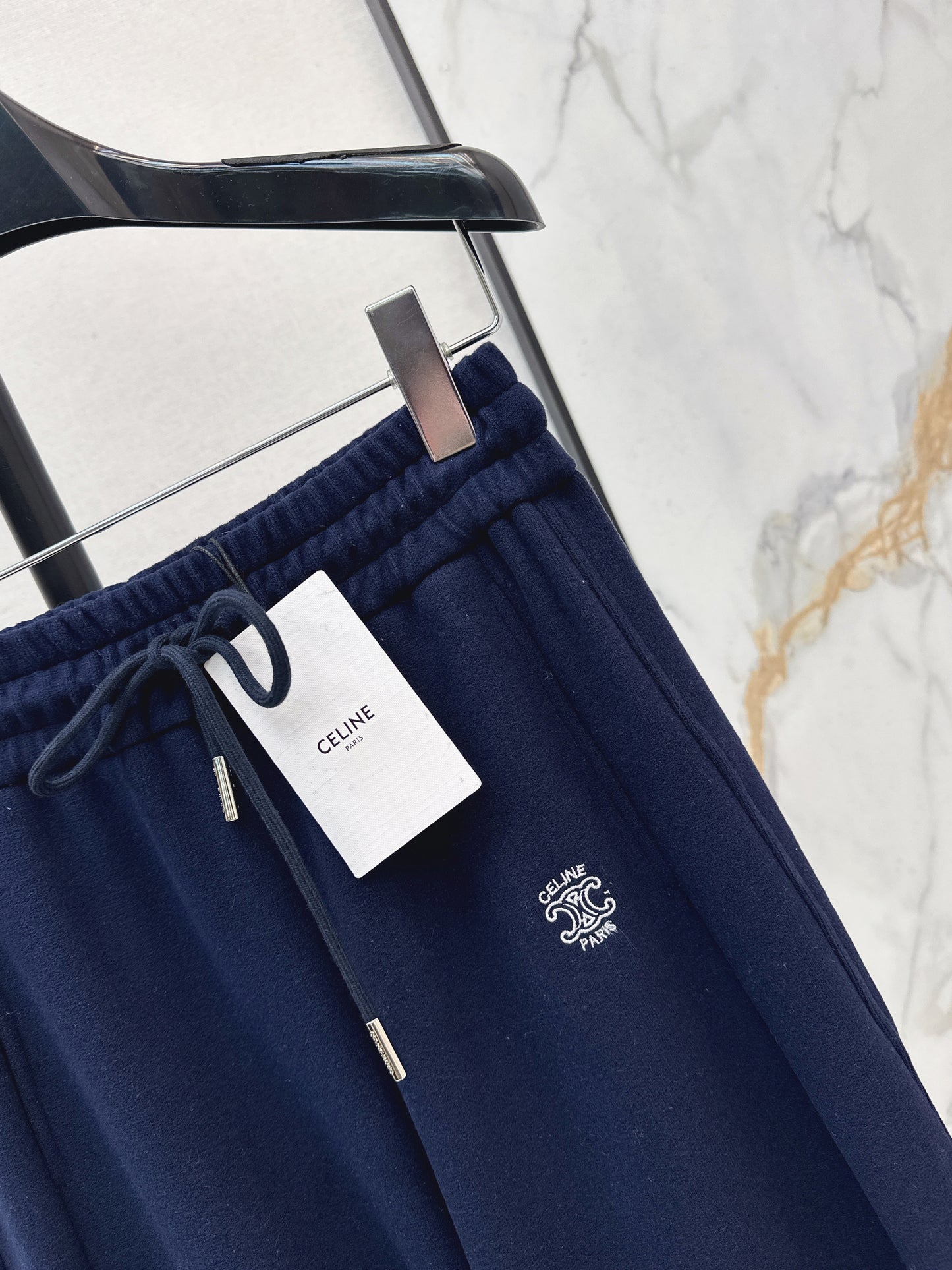 Straight-leg casual pants