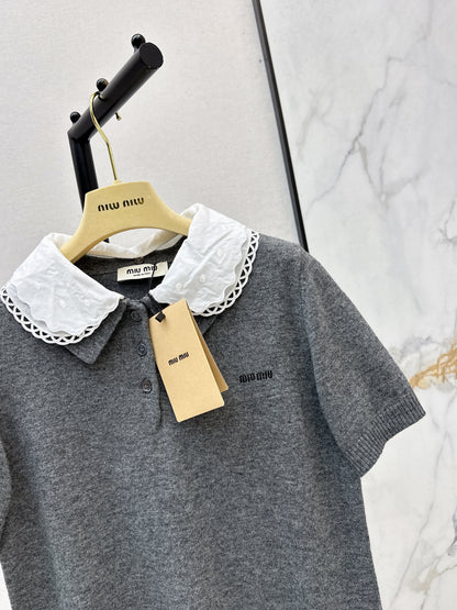 Detachable Collar Polo Shirt