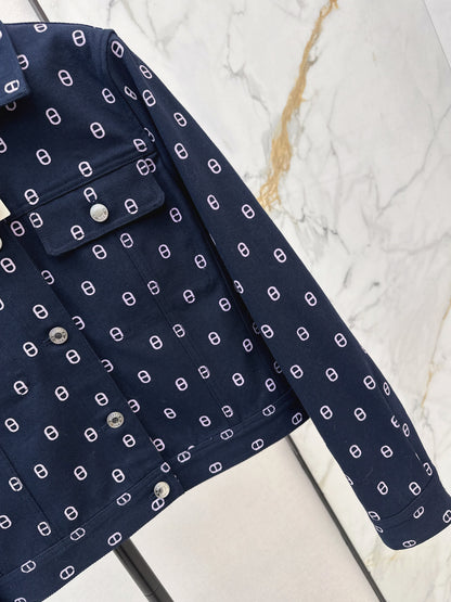 Pig Nose Denim Casual Jacket