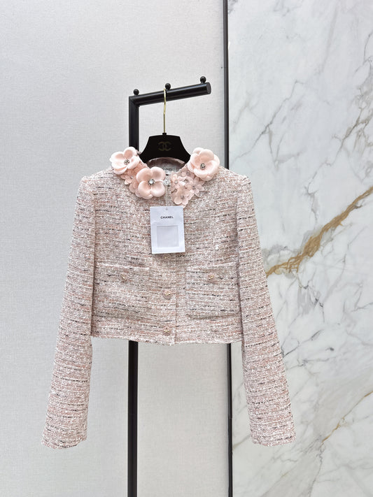 3D Floral Embellished Jacket
