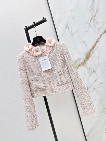 3D Floral Embellished Jacket