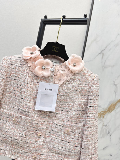 3D Floral Embellished Jacket