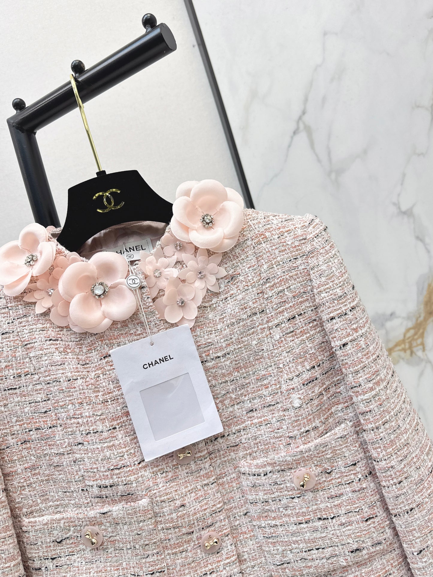 3D Floral Embellished Jacket