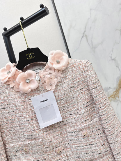 3D Floral Embellished Jacket