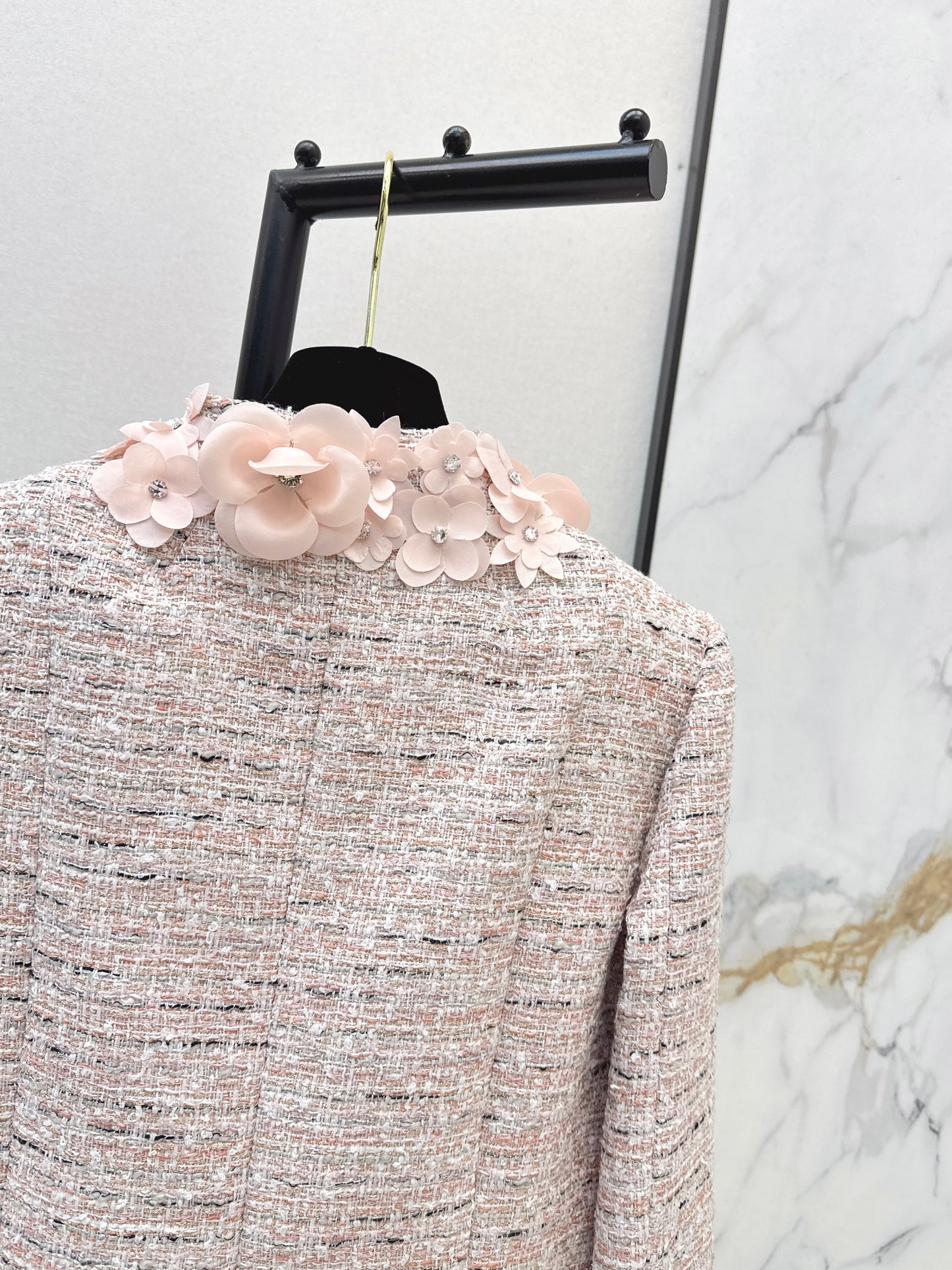 3D Floral Embellished Jacket