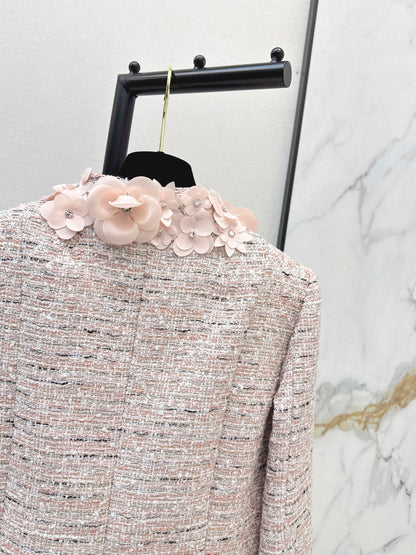 3D Floral Embellished Jacket