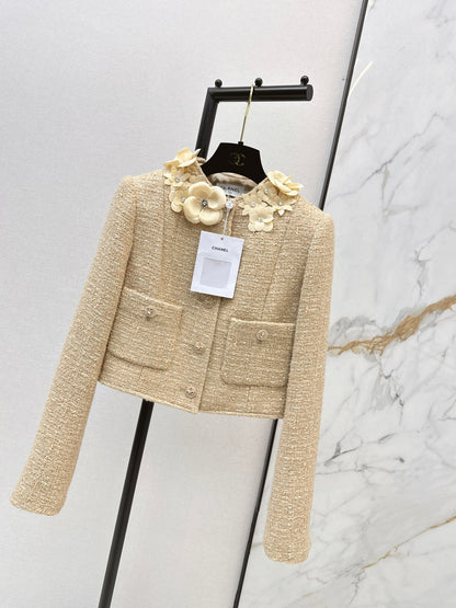 3D Floral Embellished Jacket
