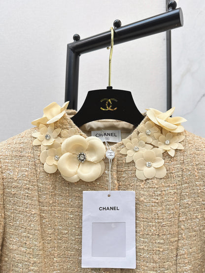 3D Floral Embellished Jacket