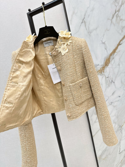 3D Floral Embellished Jacket