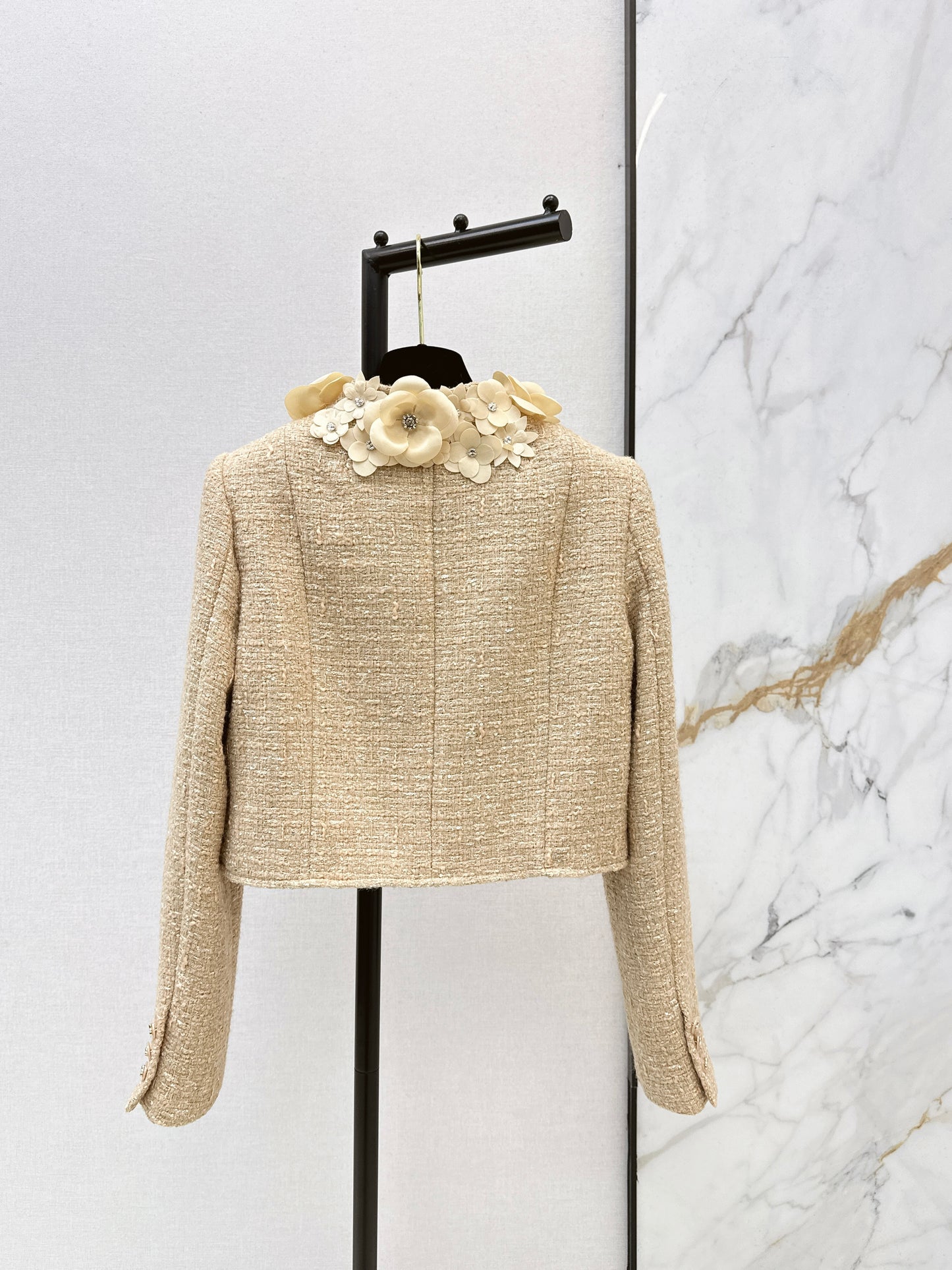 3D Floral Embellished Jacket