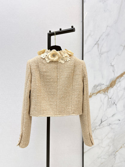 3D Floral Embellished Jacket