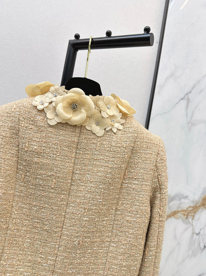 3D Floral Embellished Jacket