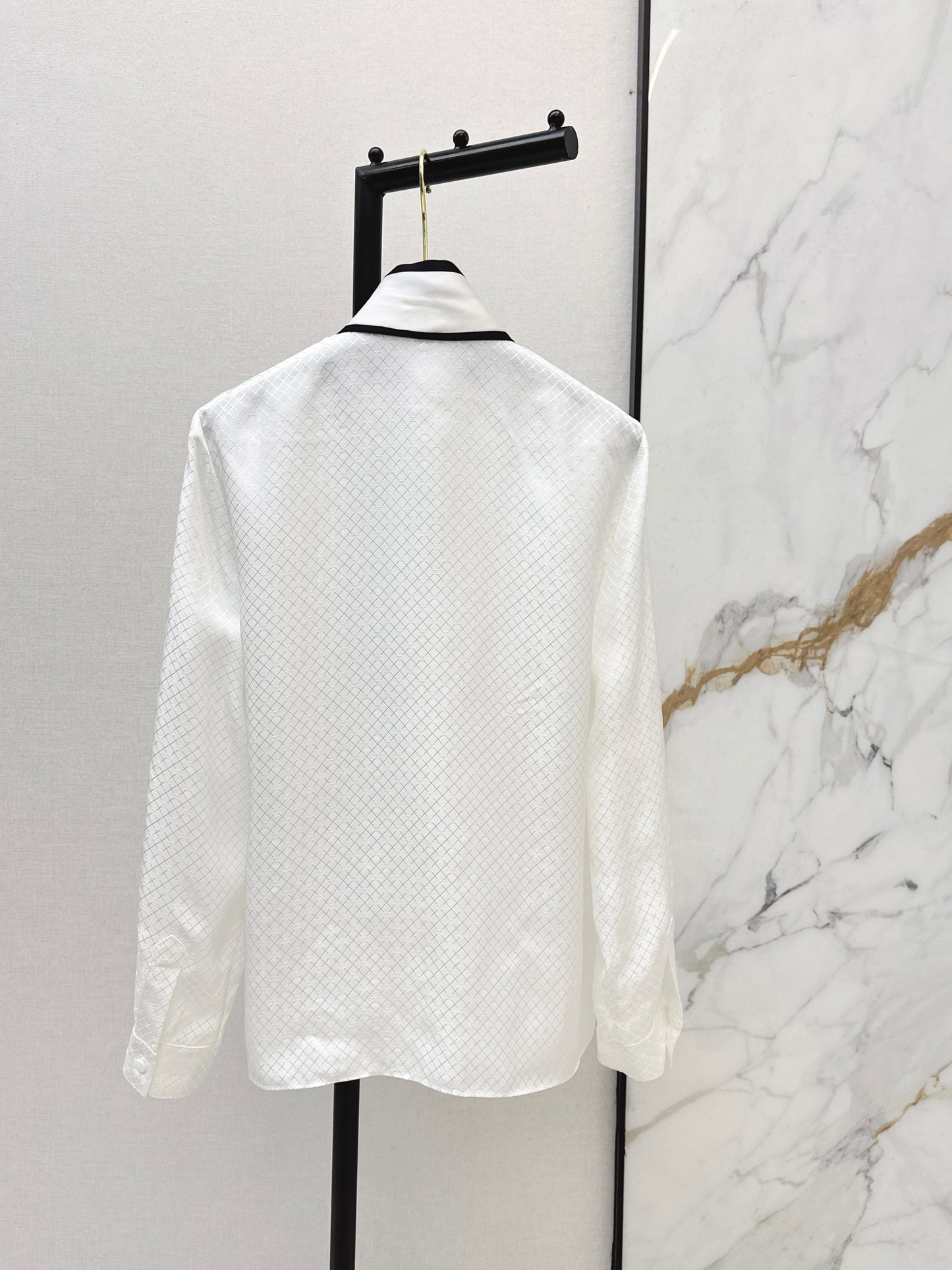 Silk Shirt with Ribbon