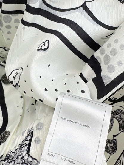 Cartoon Pattern Collared Shirt/Straight-Leg Pants