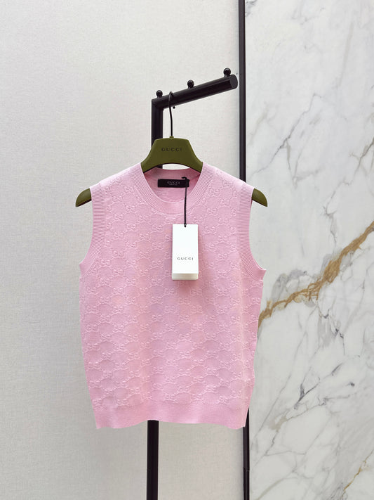 Jacquard Knit Vest