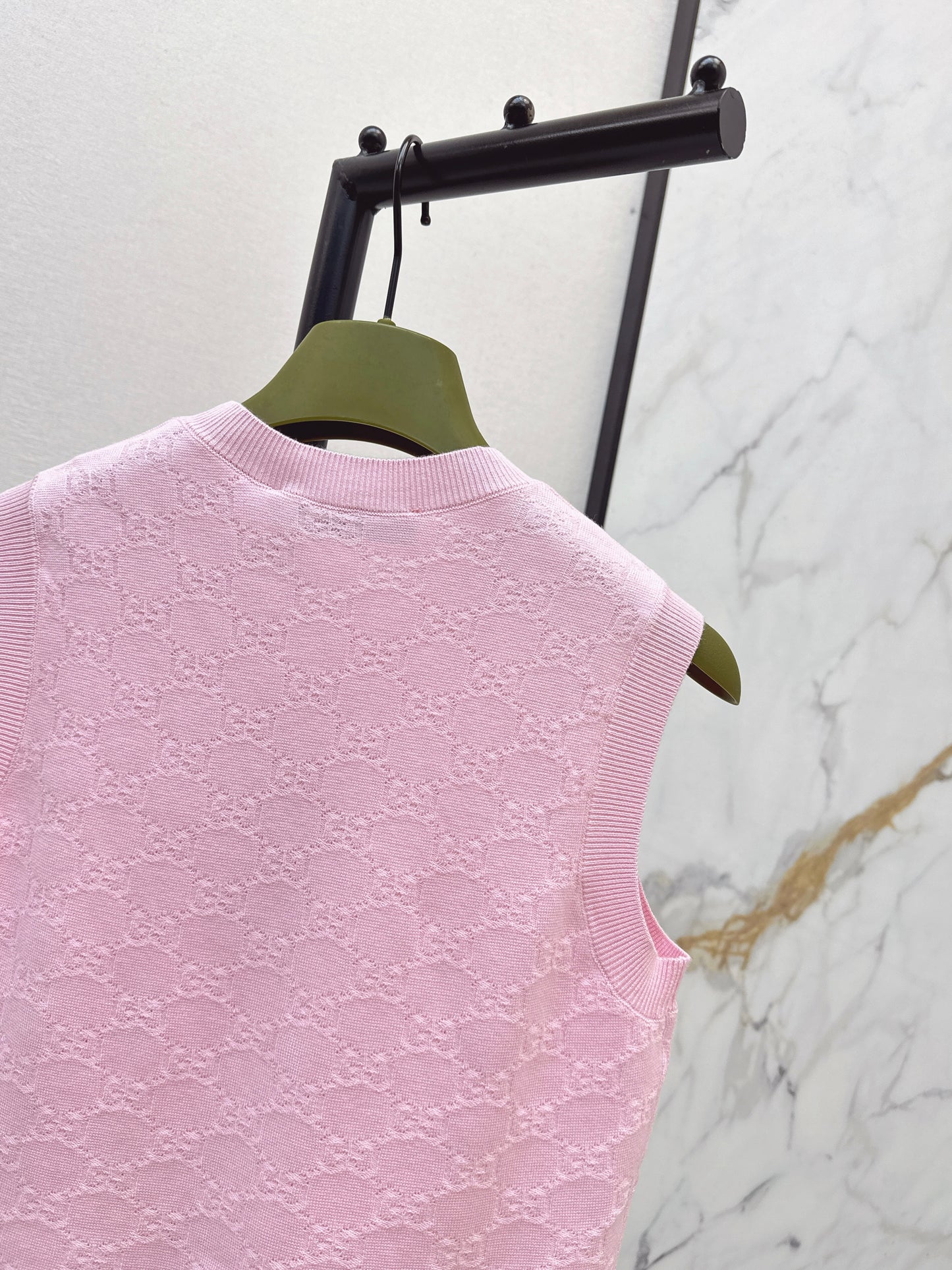 Jacquard Knit Vest