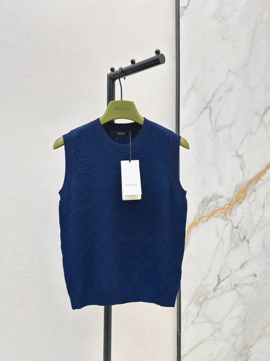 Jacquard Knit Vest
