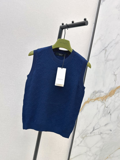 Jacquard Knit Vest