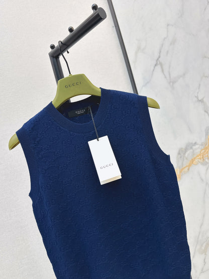 Jacquard Knit Vest
