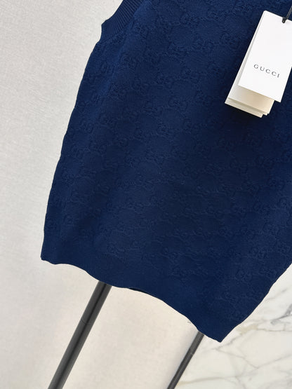 Jacquard Knit Vest