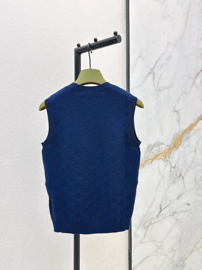 Jacquard Knit Vest