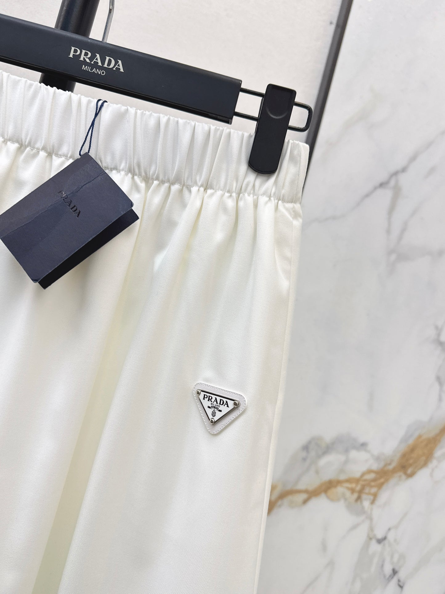 Triangle Logo Midi Skirt