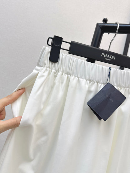 Triangle Logo Midi Skirt