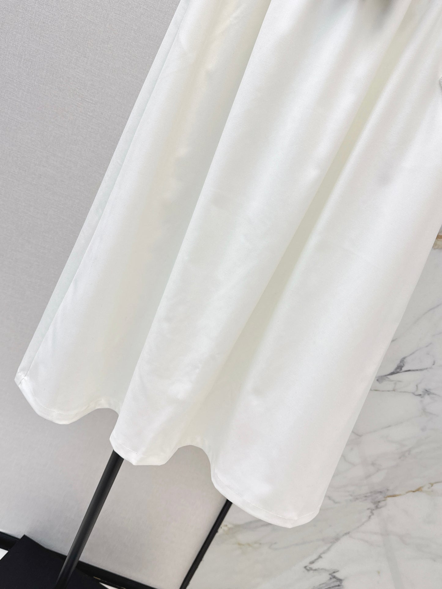 Triangle Logo Midi Skirt