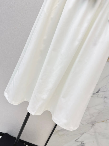 Triangle Logo Midi Skirt