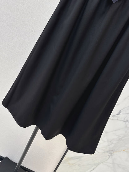 Triangle Logo Midi Skirt