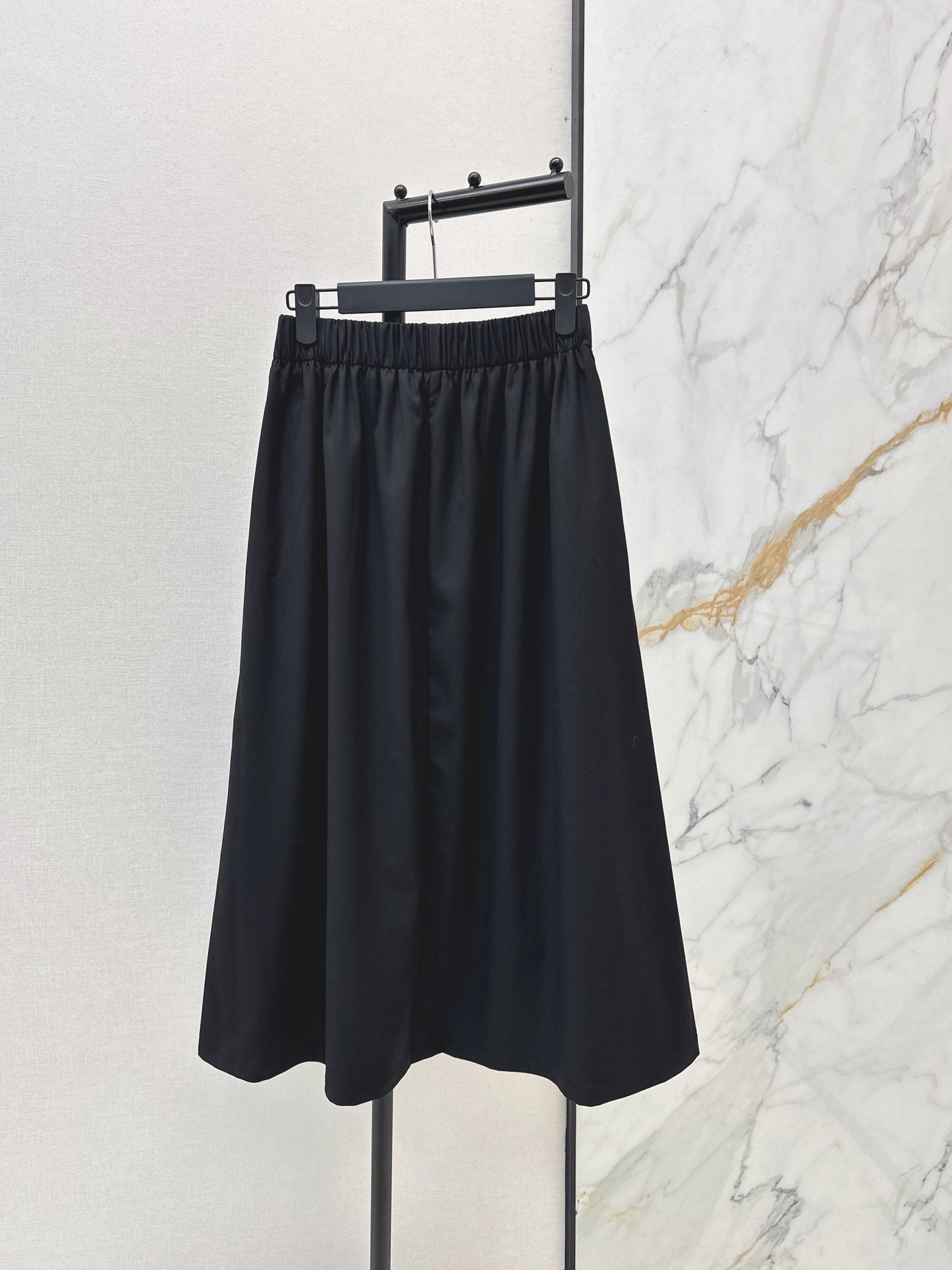 Triangle Logo Midi Skirt
