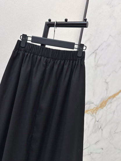 Triangle Logo Midi Skirt