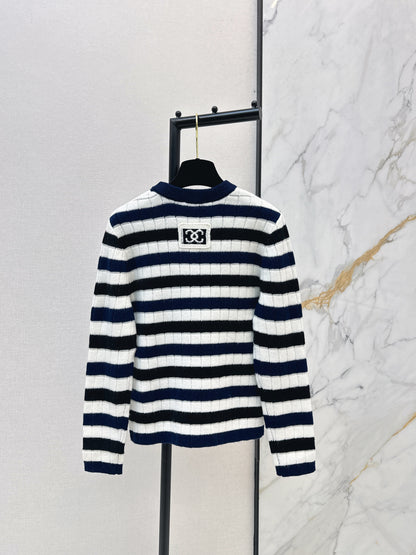 Striped Knit Sweater