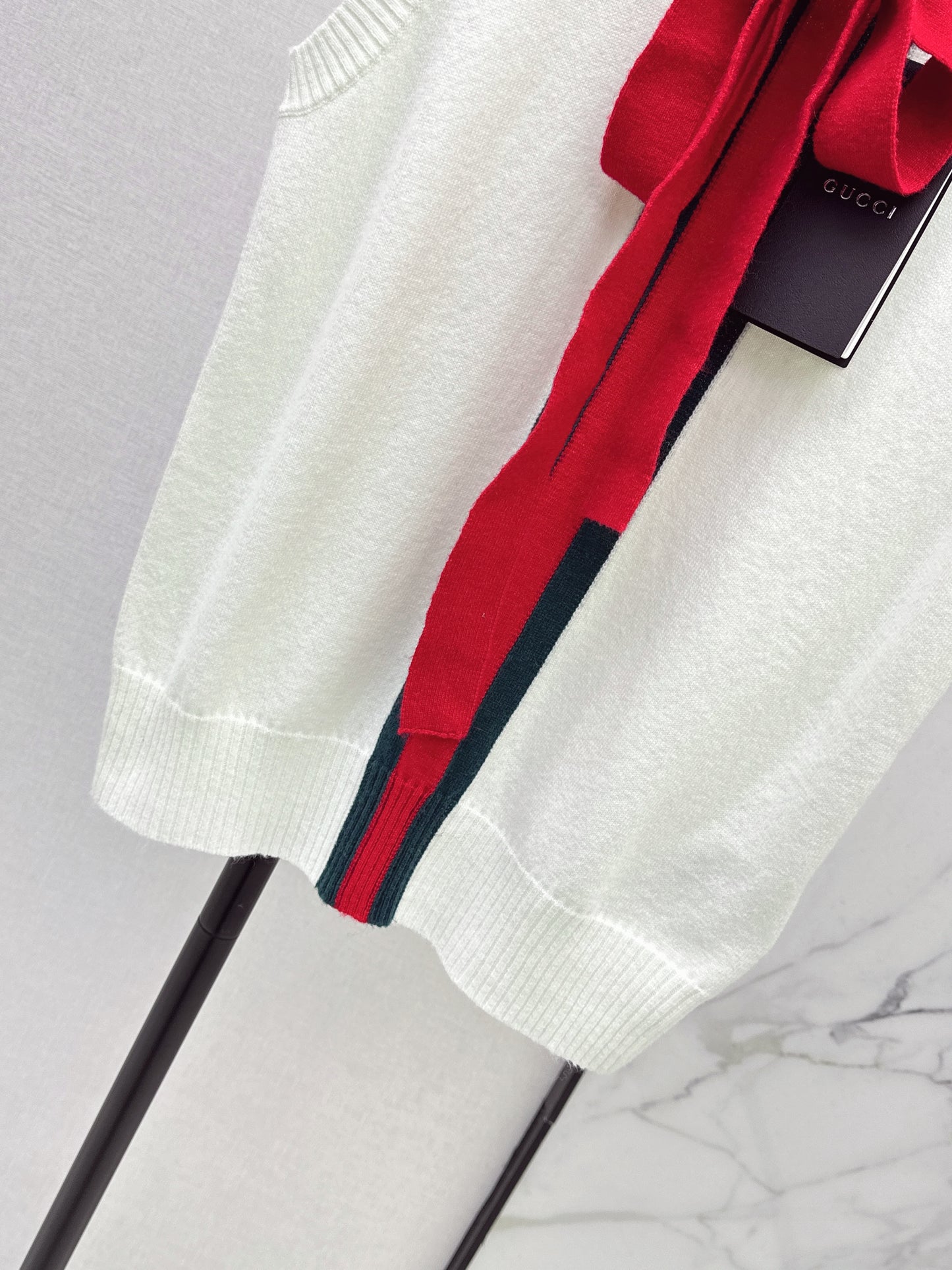 Webbing Cashmere Blend Vest