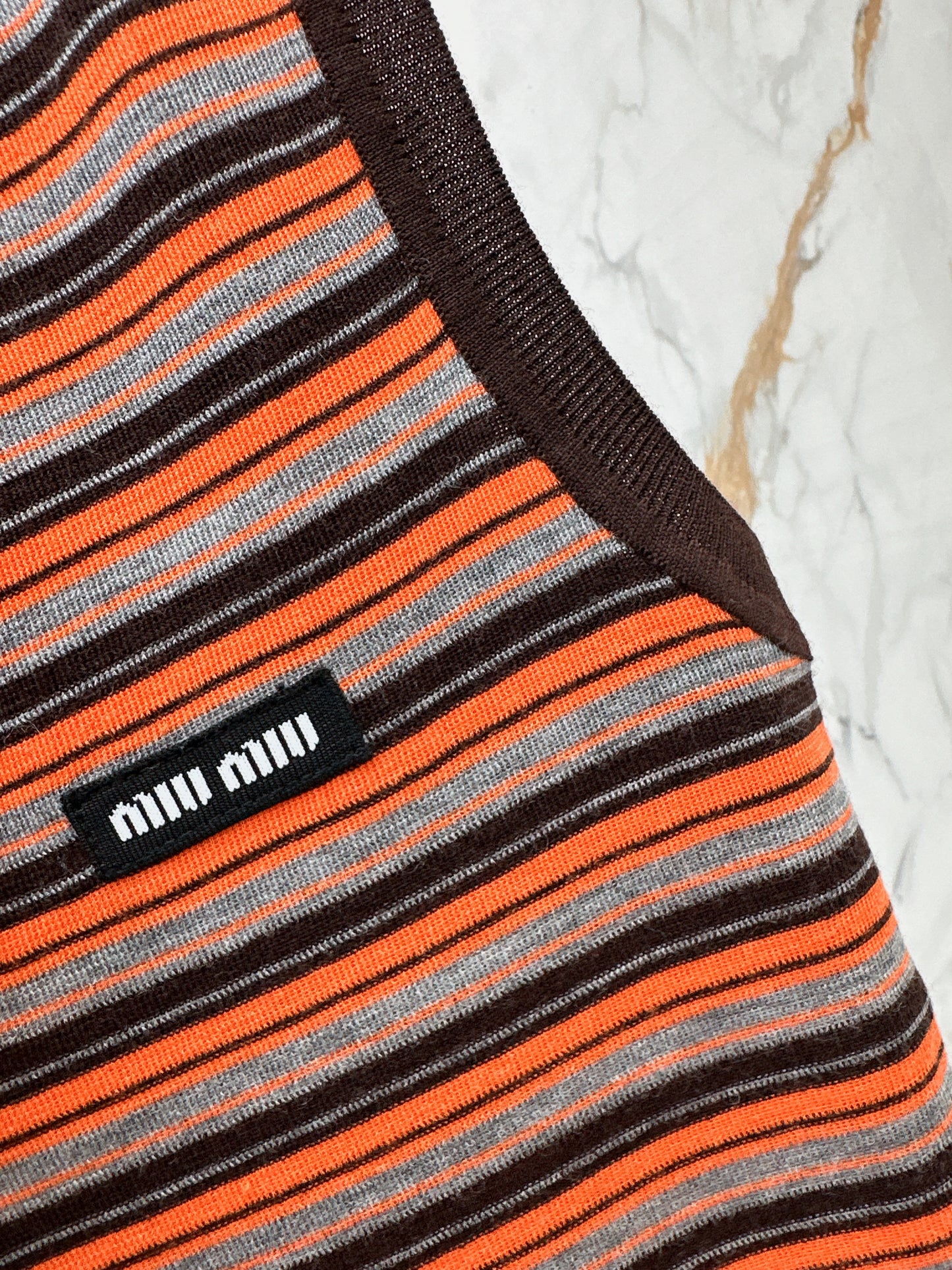 Striped Knit Vest