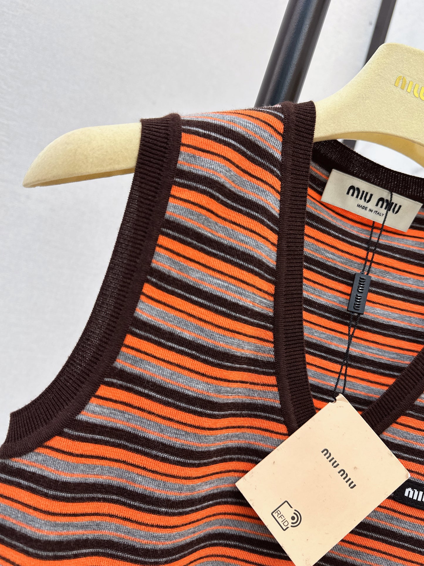 Striped Knit Vest