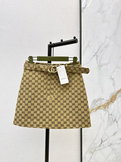 A-line mini skirt