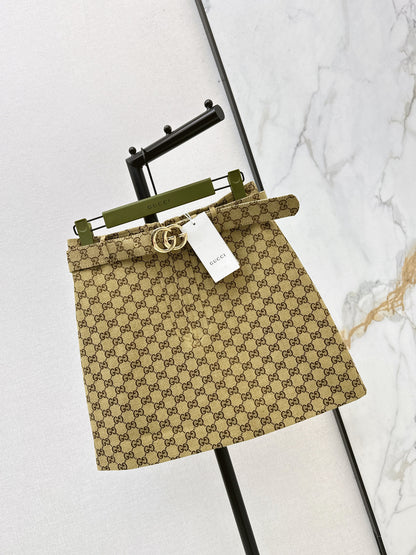 A-line mini skirt