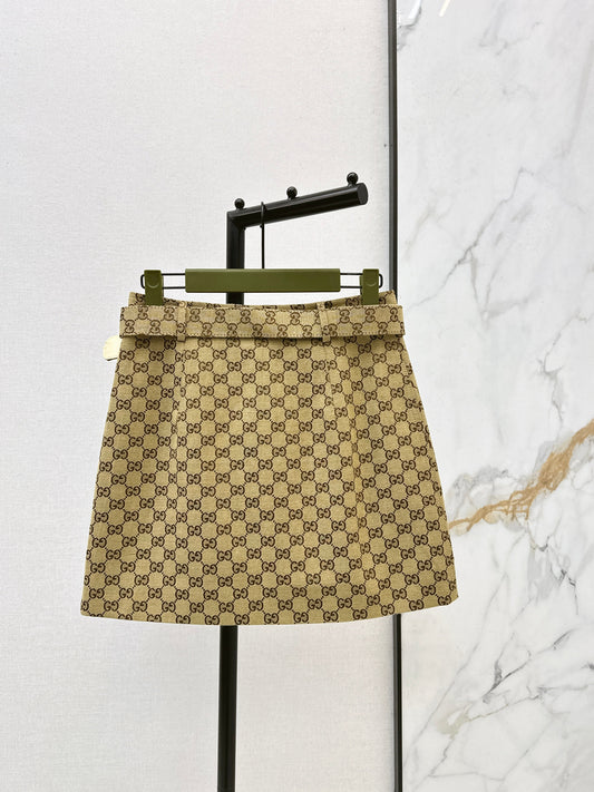 A-line mini skirt