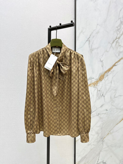Printed Ribbon Shirt