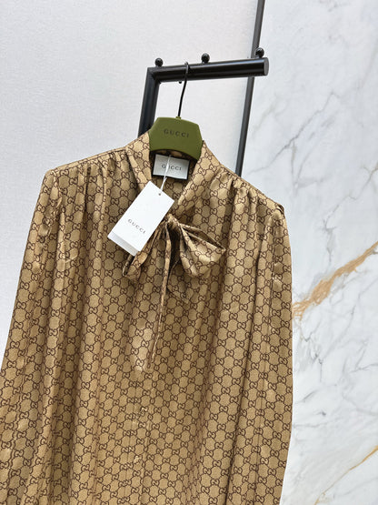 Printed Ribbon Shirt
