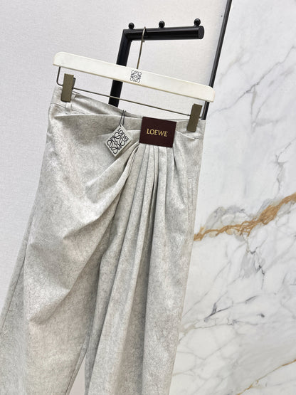 Pleated Jacket/Pleated Pants